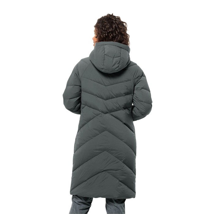 пуховик marienplatz coat от бренда jack wolfskin вид слева