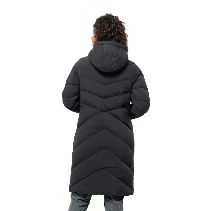 пуховик marienplatz coat от бренда jack wolfskin вид слева