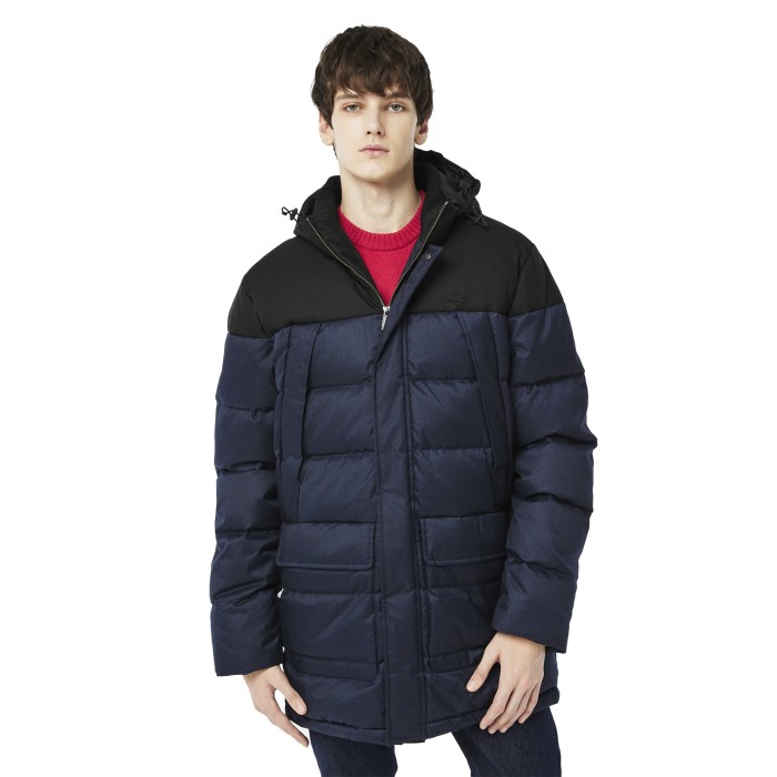 пуховик мужская стеганая куртка lacoste l!ve BH231010L фотография