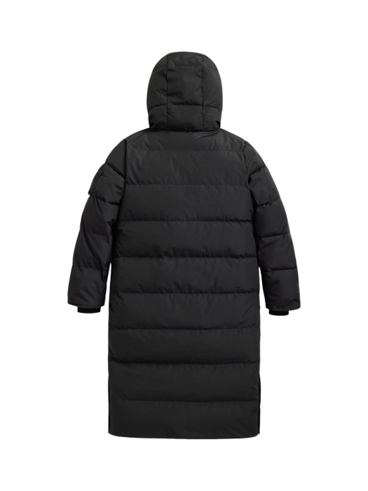 пуховик sierra long puffer из америки вид сбоку