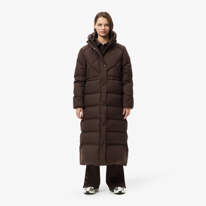 пуховик женская парка lacoste с капюшоном BF2611SKB фотография