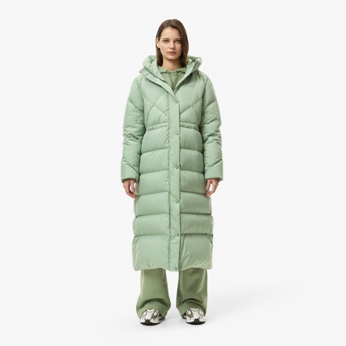 пуховик женская парка lacoste с капюшоном BF2611S86 фотография