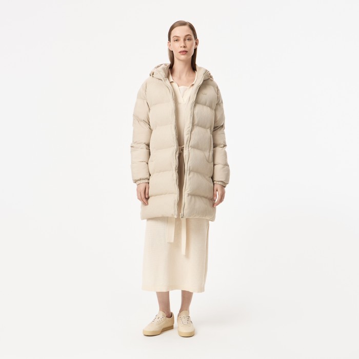 пуховик женский короткий пуховик lacoste BF2602R02S фотография