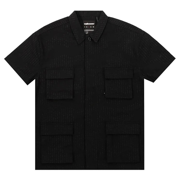 рубашка bdu woven HNT24P208006BLACK фотография