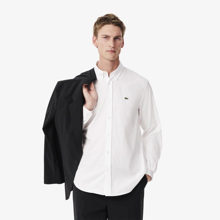 рубашка мужская хлопковая рубашка lacoste CH2933001 фотография