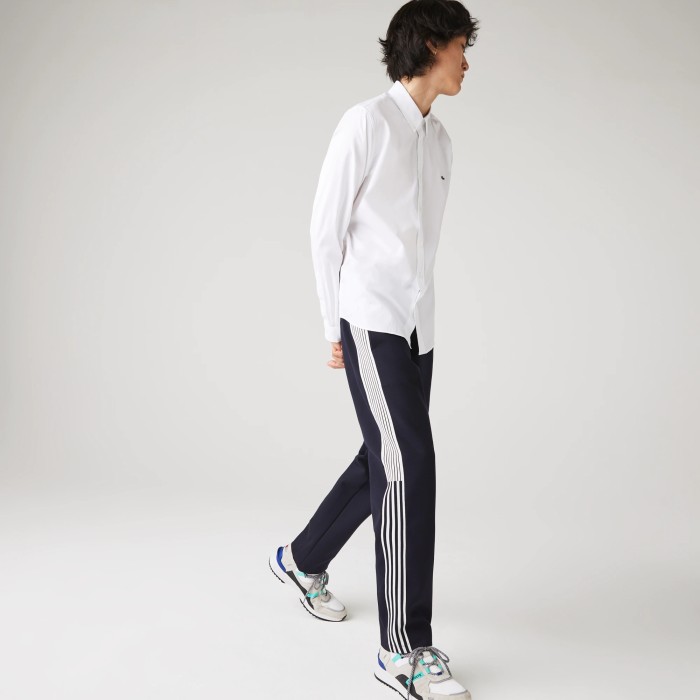 рубашка мужская хлопковая рубашка lacoste с внутренней стороны