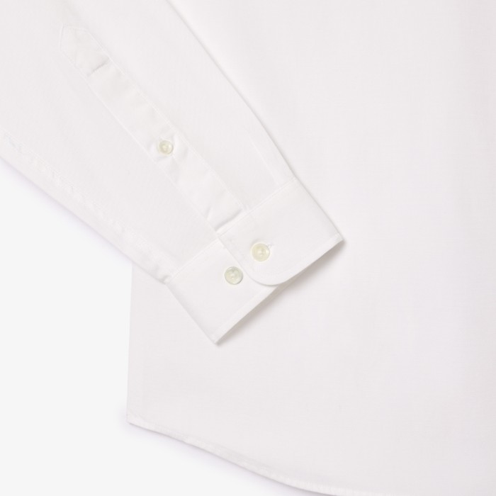 рубашка мужская хлопковая рубашка lacoste вид сзади