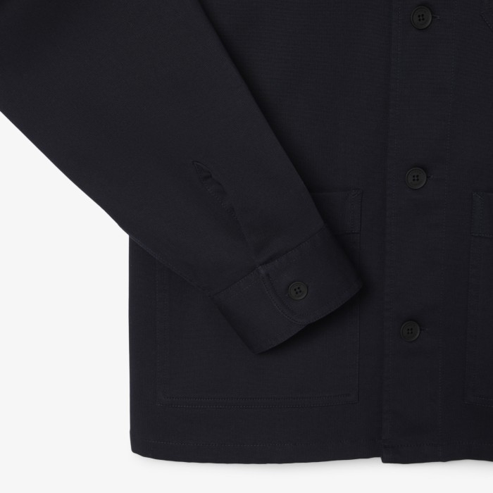 рубашка мужская рубашка lacoste  overshirt fit из проверенных материалов спереди