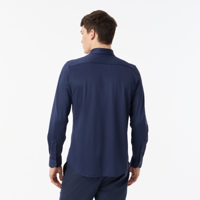 рубашка мужская рубашка lacoste от бренда lacoste вид слева