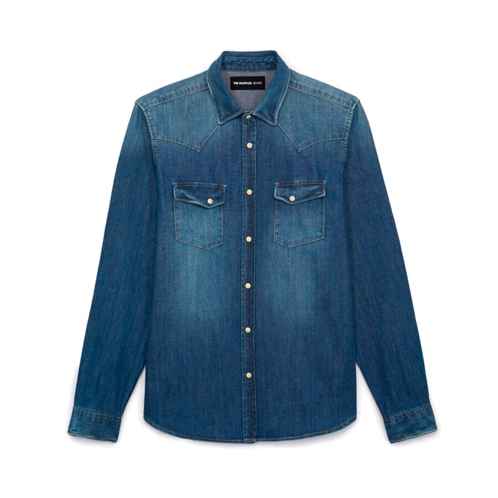 рубашка рубашка the kooples HCC822FITBLU01 фотография