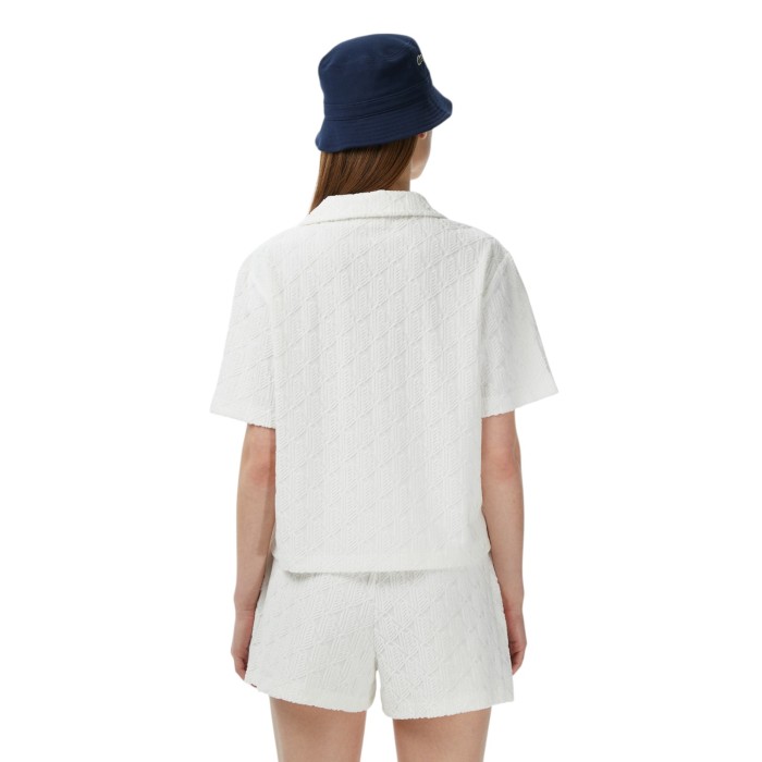 рубашка shirt от бренда lacoste вид слева
