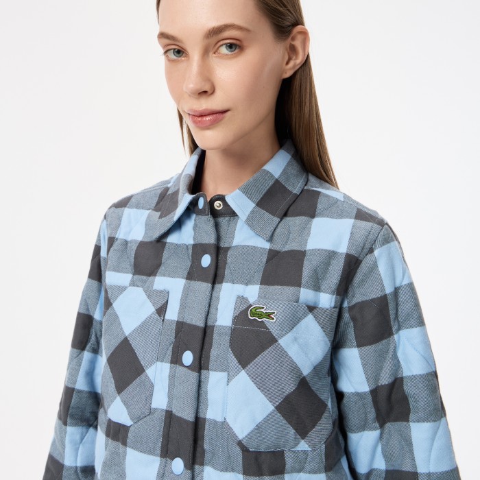 рубашка shirt от бренда lacoste вид слева