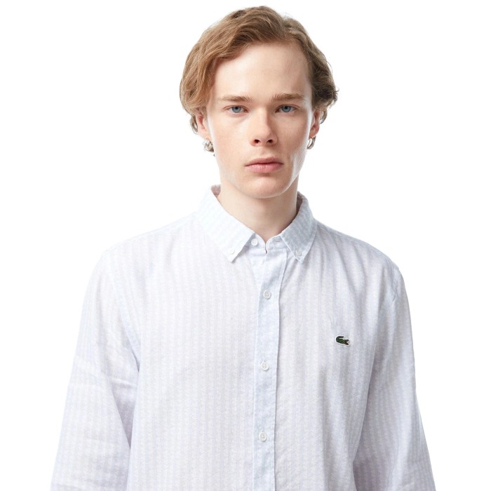 рубашка shirt от бренда lacoste вид слева