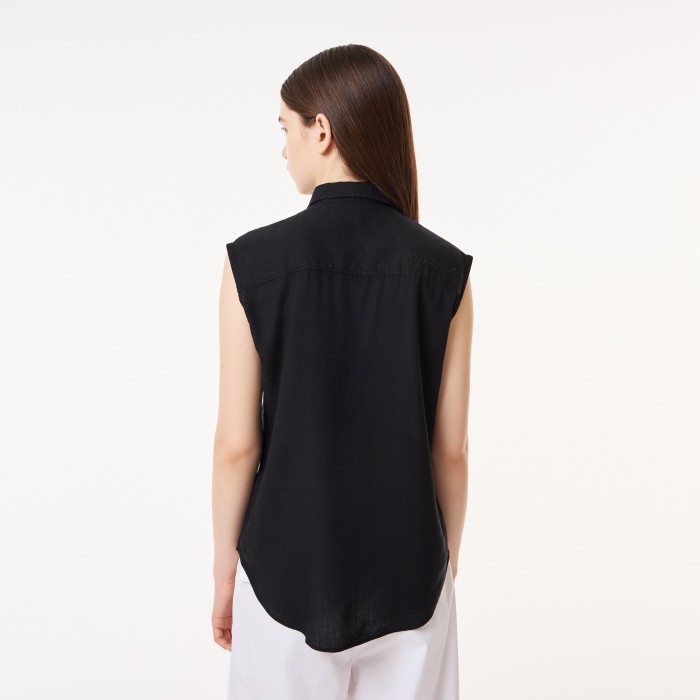 рубашка shirt от бренда lacoste вид слева