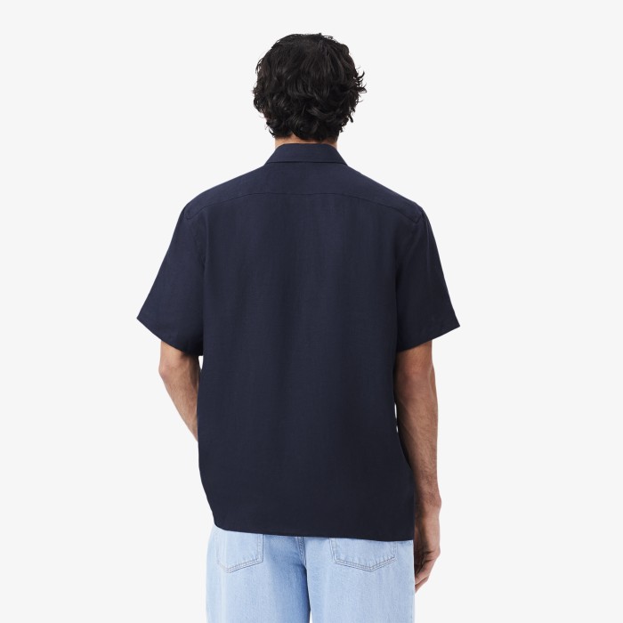 рубашка shirt от бренда lacoste вид слева
