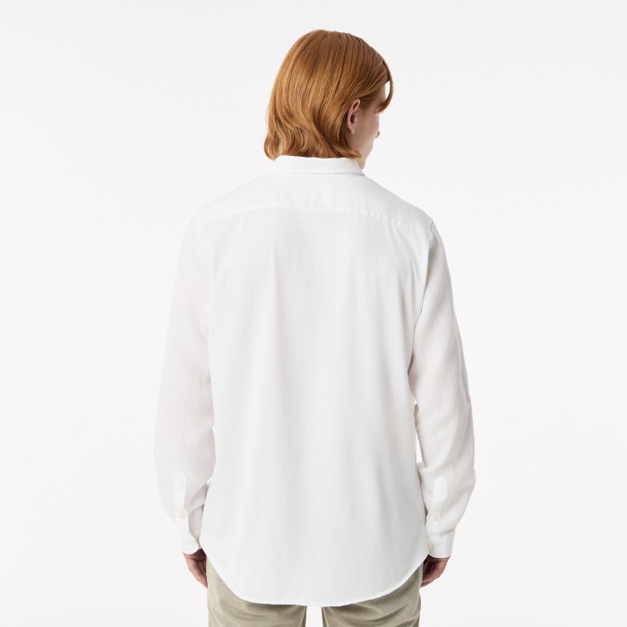 рубашка shirt от бренда lacoste вид слева