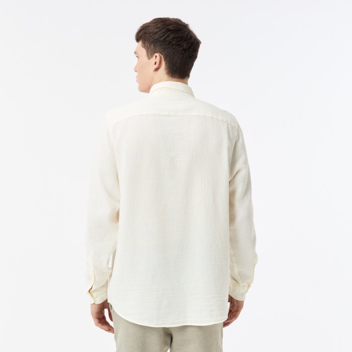 рубашка shirt от бренда lacoste вид слева