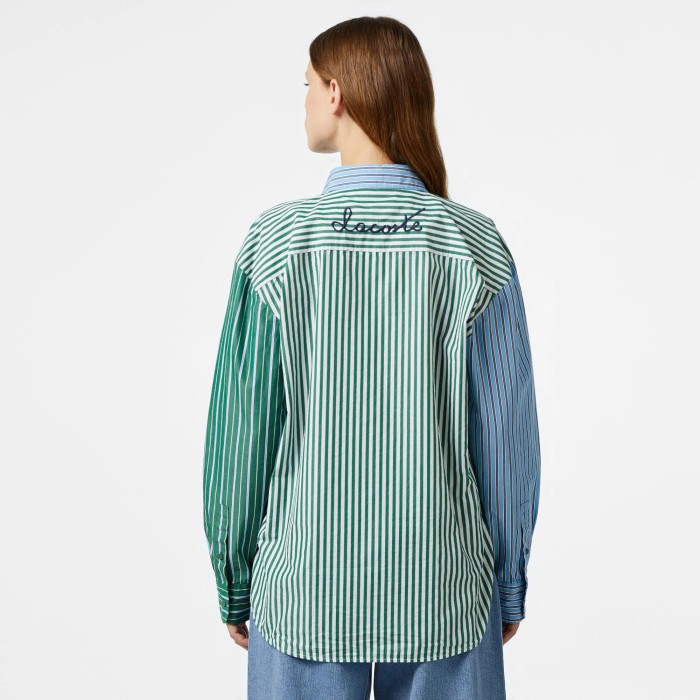 рубашка shirt от бренда lacoste вид слева
