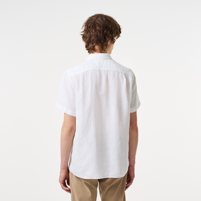 рубашка shirt от бренда lacoste вид слева