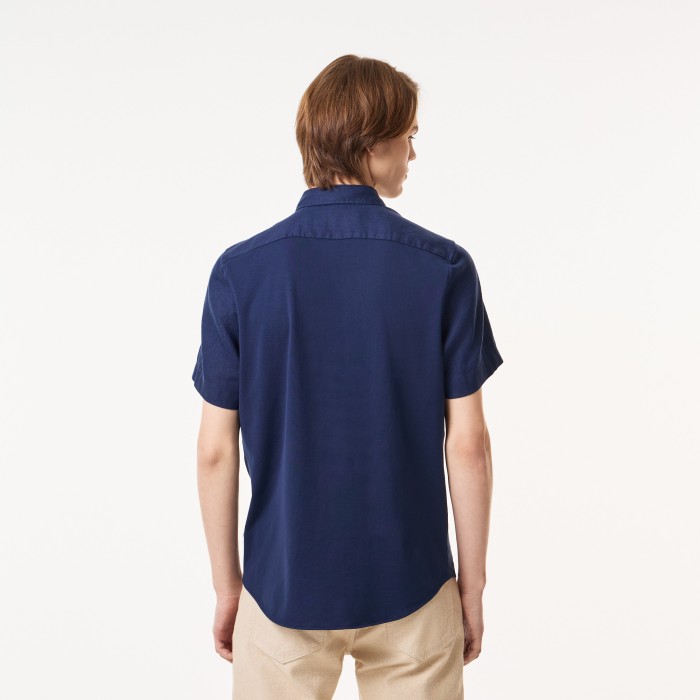 рубашка shirt от бренда lacoste вид слева