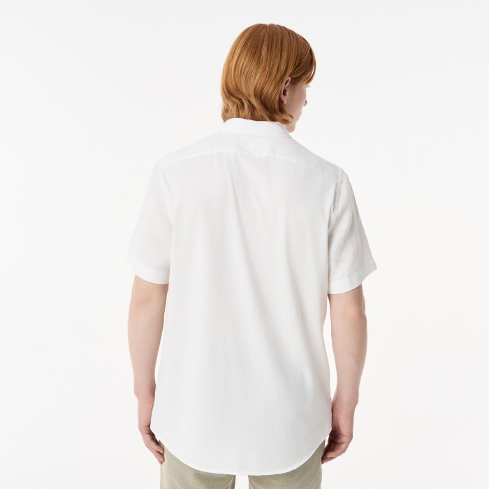 рубашка shirt от бренда lacoste вид слева