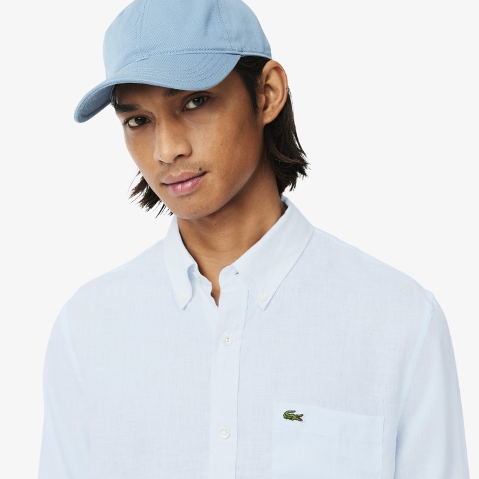 рубашка shirt от бренда lacoste вид слева