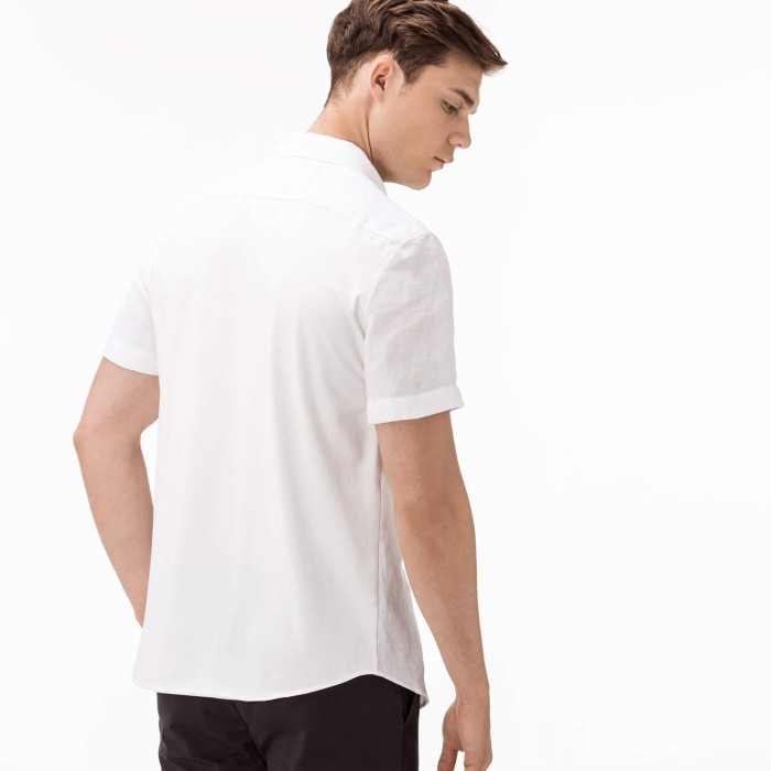 рубашка shirt от бренда lacoste вид слева