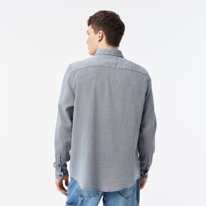 рубашка shirt от бренда lacoste вид слева