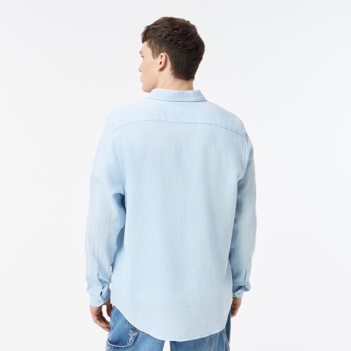 рубашка shirt от бренда lacoste вид слева