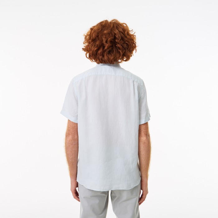 рубашка shirt от бренда lacoste вид слева