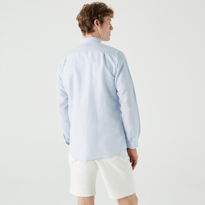 рубашка shirt от бренда lacoste вид слева