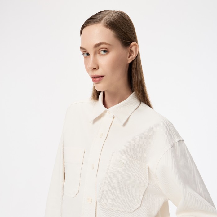 рубашка shirt от бренда lacoste вид слева