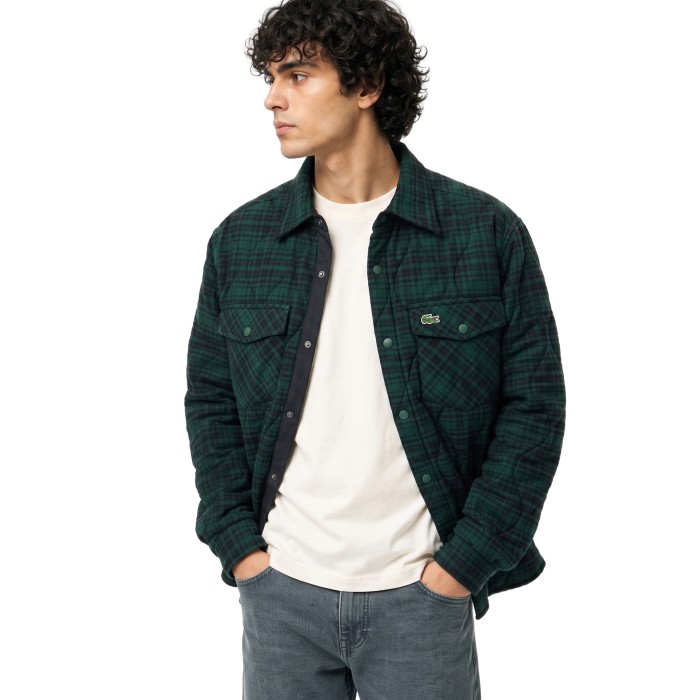 рубашка shirt от бренда lacoste вид слева