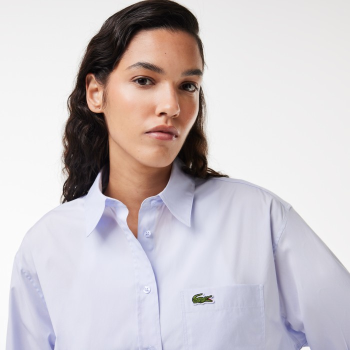 рубашка shirt от бренда lacoste вид слева