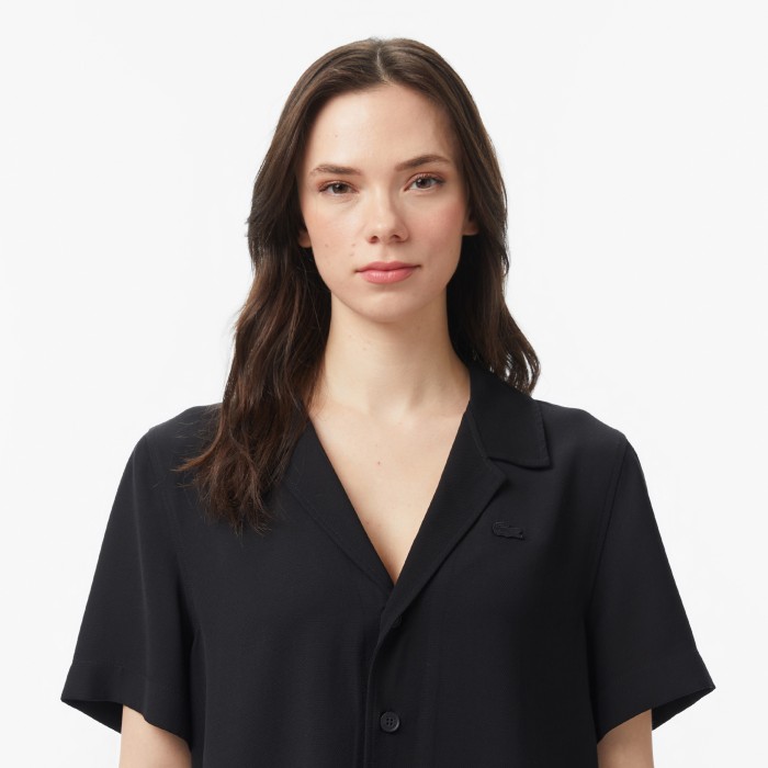 рубашка shirt от бренда lacoste вид слева