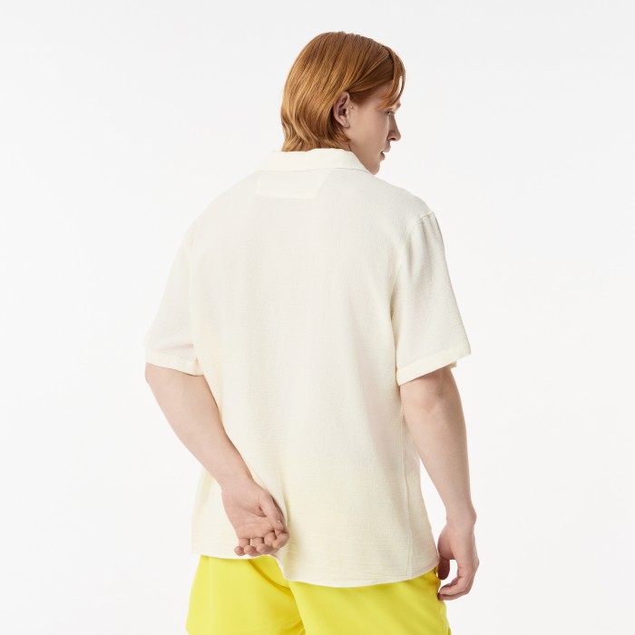 рубашка shirt от бренда lacoste вид слева