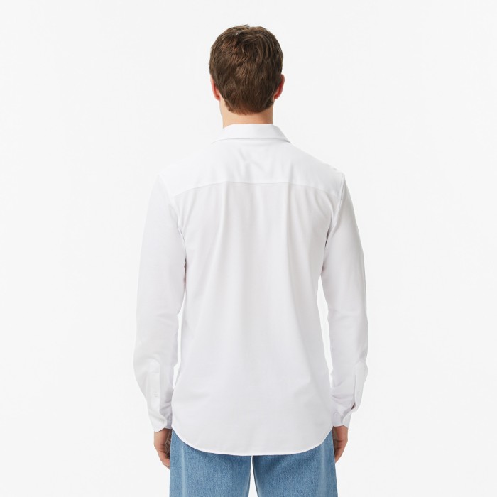 рубашка shirt от бренда lacoste вид слева