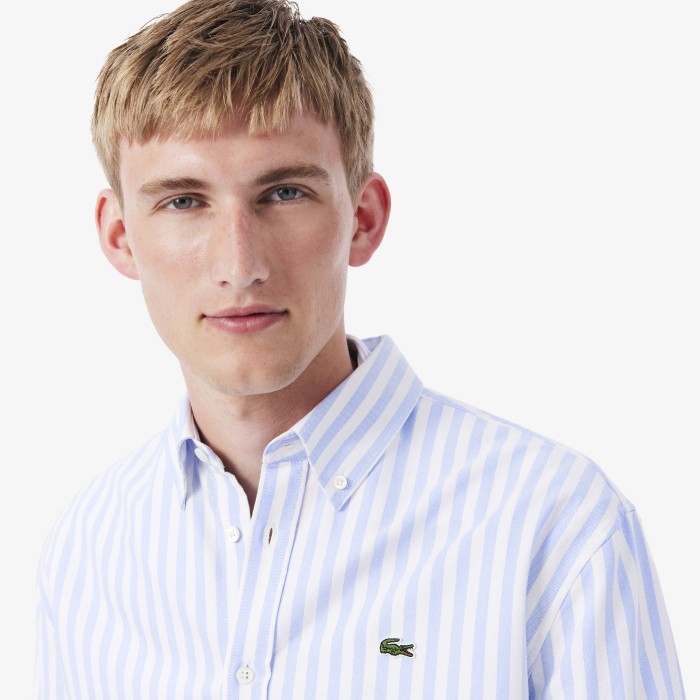 рубашка shirt от бренда lacoste вид слева