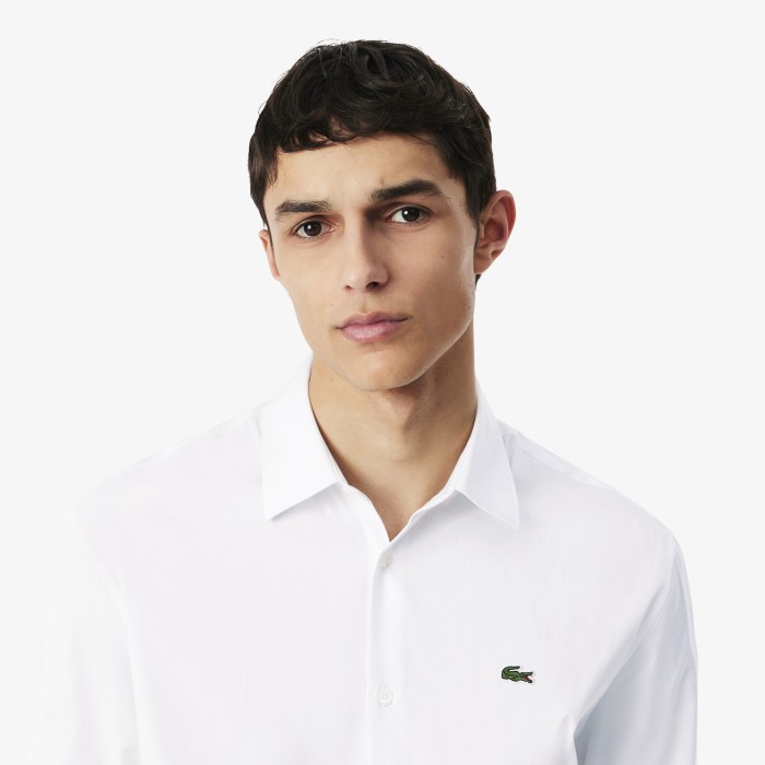 рубашка shirt от бренда lacoste вид слева