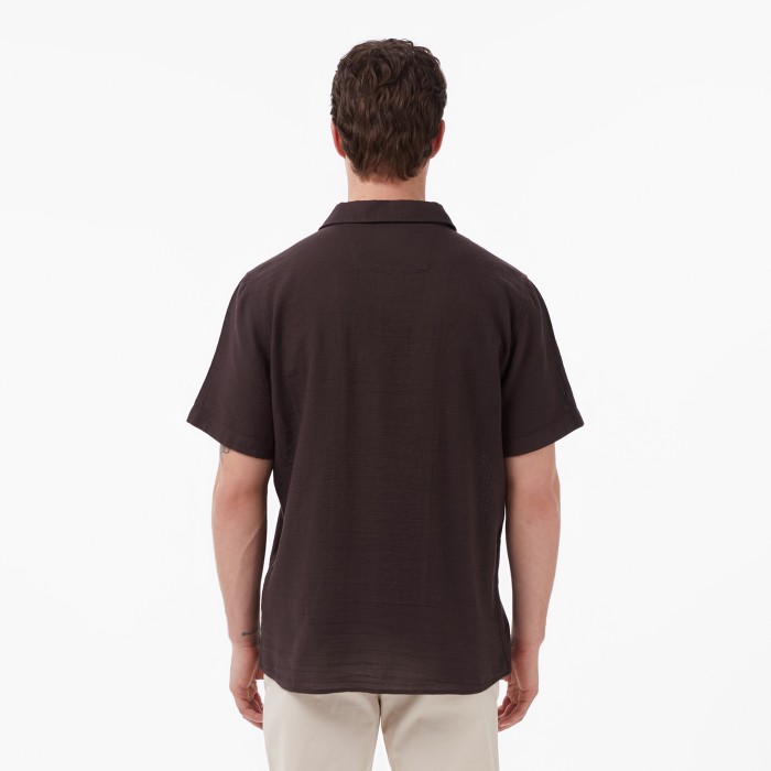 рубашка shirt от бренда lacoste вид слева