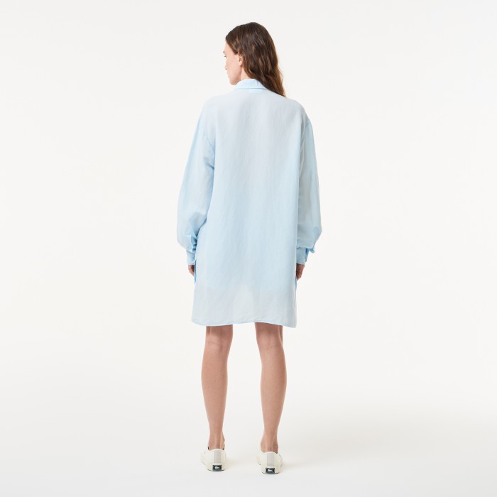 рубашка shirt от бренда lacoste вид слева