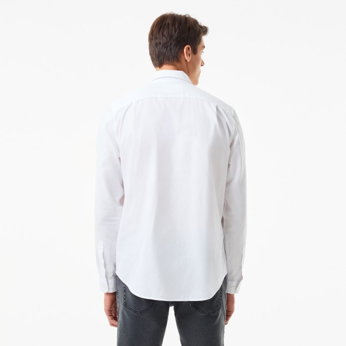 рубашка shirt от бренда lacoste вид слева