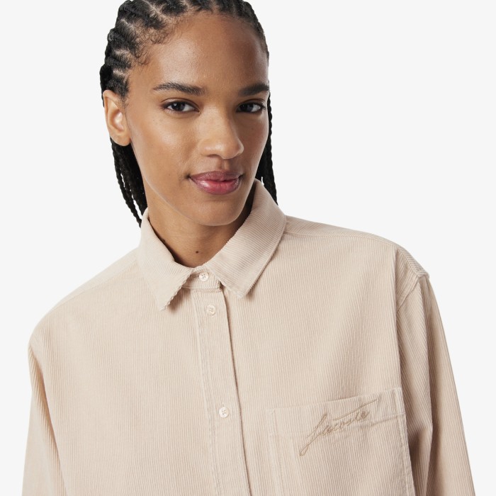 рубашка shirt от бренда lacoste вид слева