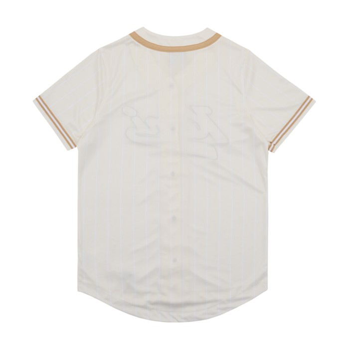рубашка varsity pinstripe baseball shirt от известного бренда вид слева