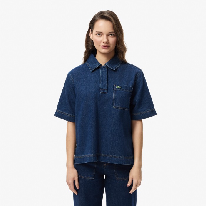 рубашка женская рубашка lacoste CF2622MK9 фотография