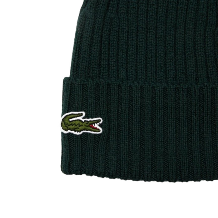 шапка classic wool от бренда lacoste вид слева