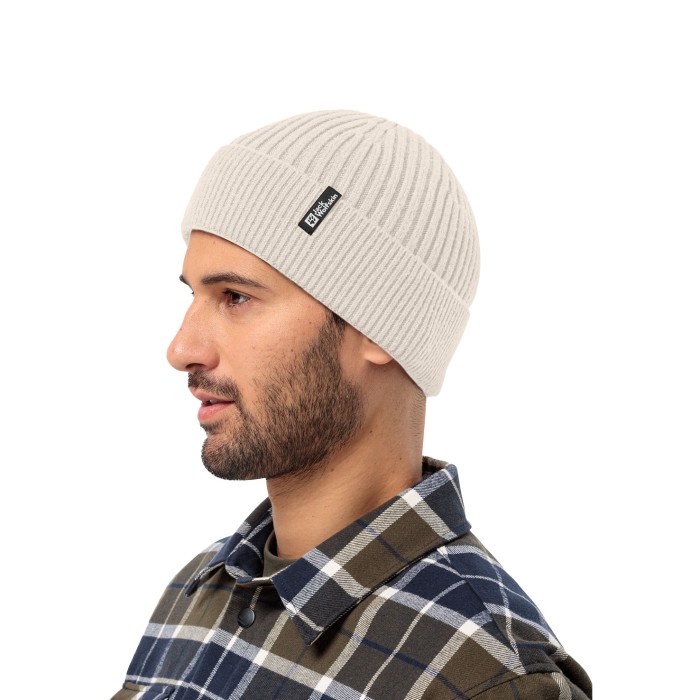 шапка cosy beanie от бренда jack wolfskin вид слева