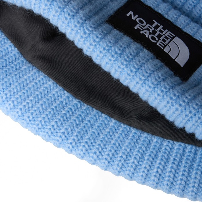 шапка salty lined beanie от бренда the north face вид слева