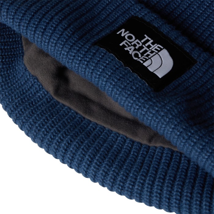 шапка salty lined beanie от бренда the north face вид слева