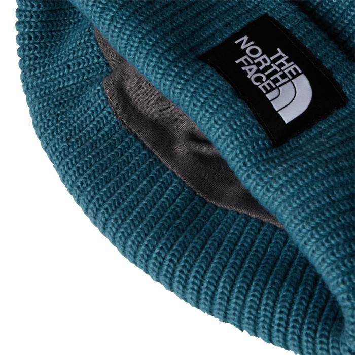 шапка salty lined beanie от бренда the north face вид слева